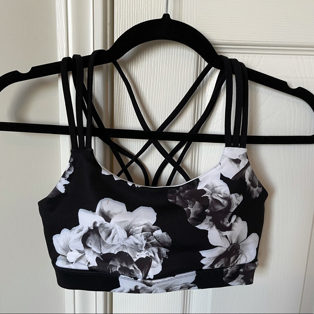 Gap Fit Floral Sports Bra, Size XS, *HAS MATCHING LEGGINGS*